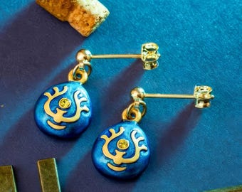 Limitado a apenas 1 peça Castle in the Sky Levistone Piercings – Joias inspiradas em Laputa Studio Ghibli Oficial