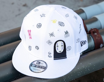 Boné Snapback New Era 9FIFTY Studio Ghibli Spirited Away Branco - Enviado do Japão