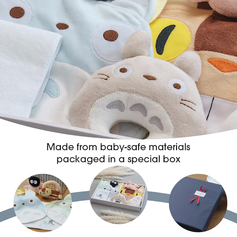 Official Studio Ghibli Personalized Totoro Baby Set B Shipped from Japan image 4