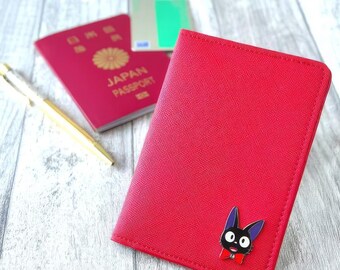 Original Studio Ghibli Jiji Passport Case Reisebrieftasche aus Japan
