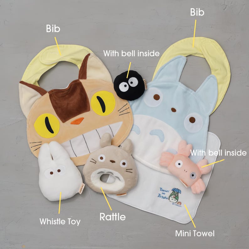 Official Studio Ghibli Personalized Totoro Baby Set B Shipped from Japan image 3