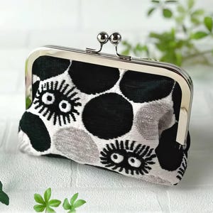 Official Studio Ghibli My Neighbor Totoro Soot Sprite Gobelin Kiss Lock Pouch image 1