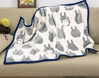 Official Studio Ghibli My Neighbor Totoro Silhouette Fleece Blanket