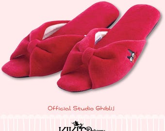 Official Studio Ghibli Kiki and Jiji Cotton Slippers Shipped from Japan