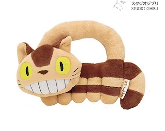 Studio Ghibli My Neighbor Totoro Catbus Plush Baby Rattle Sensory Toy