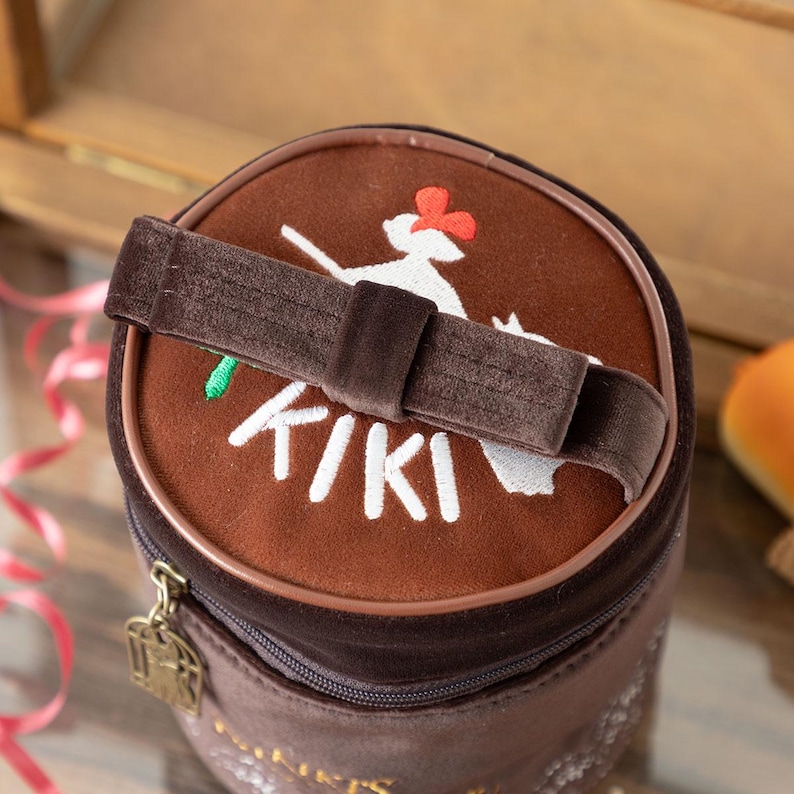 Official Studio Ghibli Kikis Delivery Service Velour Chocolate Cake Pouch image 3