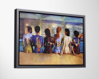 Pink Floyd Album Cover Canvas Art, Dark Side Prism Print Poster