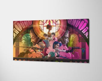 League of Legends, Arcane Cover Canvas Print, Arcane Poster, Wall Art, High Quality Canvas Print, Game Poster Gift for LOL Arcane Fans