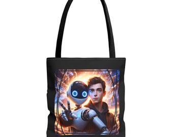 Rolf's Robot Tote Bag, Travel, SciFi, Robot, Male