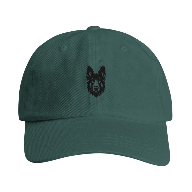 Casquette Berger Allemand Brodée Accessoire Mode Canin pour Amoureux des Chiens, Chapeau Confortable et Stylé, Cadeau Unique Idéal Spruce