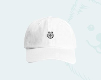 Casquette Spitz Japonais Brodée – Élégance Canine pour Amoureux des Chiens – Confort et Style – Idéal comme Cadeau pour Admirateurs de Spitz