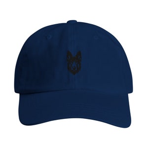 German Shepherd Embroidered Cap-Canine Fashion Accessory for Dog Lovers, Comfortable and Stylish Hat, Ideal Unique Gift Navy