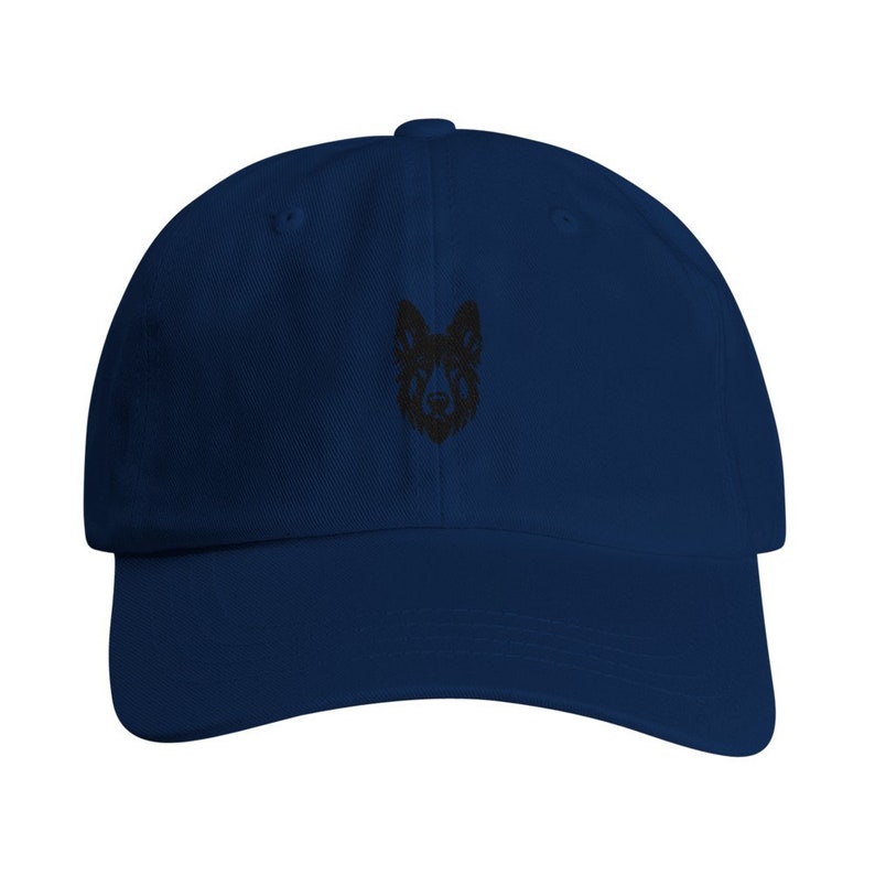 Casquette Berger Allemand Brodée Accessoire Mode Canin pour Amoureux des Chiens, Chapeau Confortable et Stylé, Cadeau Unique Idéal Navy