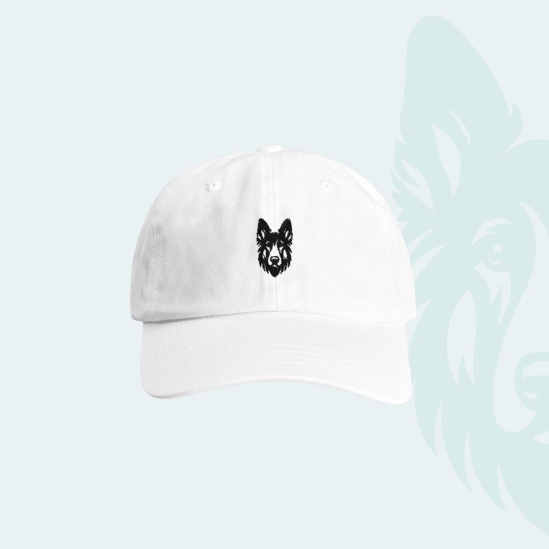 German Shepherd Embroidered Cap-Canine Fashion Accessory for Dog Lovers, Comfortable and Stylish Hat, Ideal Unique Gift image 1