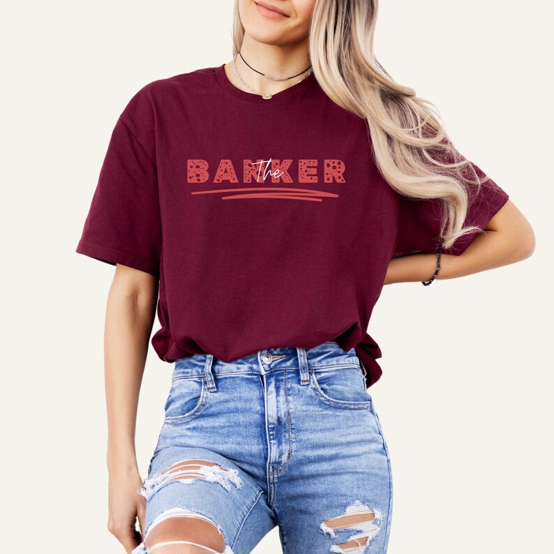 Casino Lover Gifts Gambling Shirt in maroon unisex couple tee with gambler banker design ideal for matching outfits casino nights and gift ideas