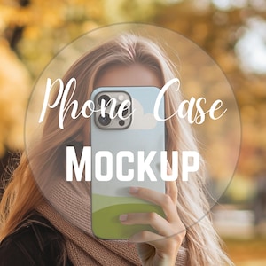 Canva iPhone Phone Case Mockup, Phone Product Mockup, Hand Holding Phone Case Mockup, iPhone Case Design Mockup, Fall Phone Case Mockup, PNG