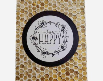 Tarjeta de feliz cumpleaños de abeja - Tarjeta para cualquier ocasión