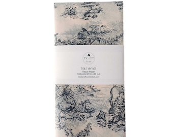 Toile Tissue Paper / Vintage Toile Designer Gift Wrap