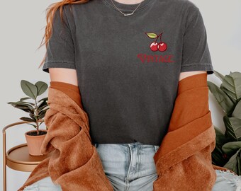 Camiseta bordada personalizada, camisetas con foto personalizada, diseño de bordado, regalos personalizados, camisetas bordadas personalizadas, camisetas bordadas