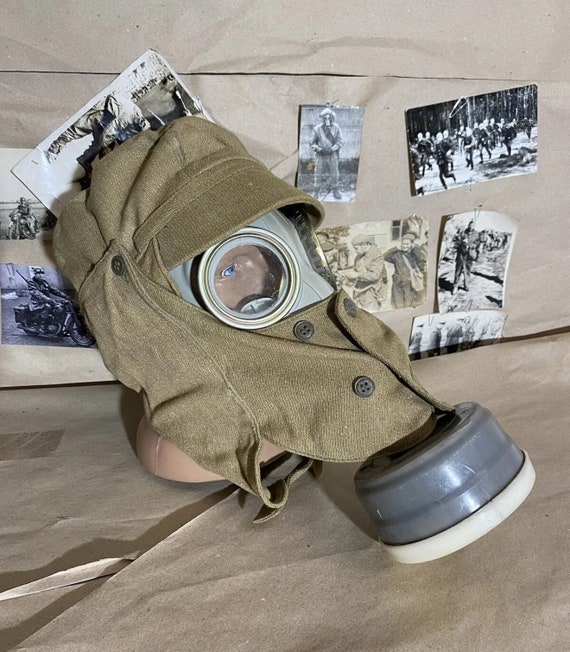Original Protection Gas Mask SHM-41M 1961 MKPF Size 2 + CAPE
