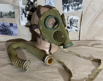 Protection Gas Mask Vintage Pirelli 1936 Argentina Original Very RARE military Antique Army NEW