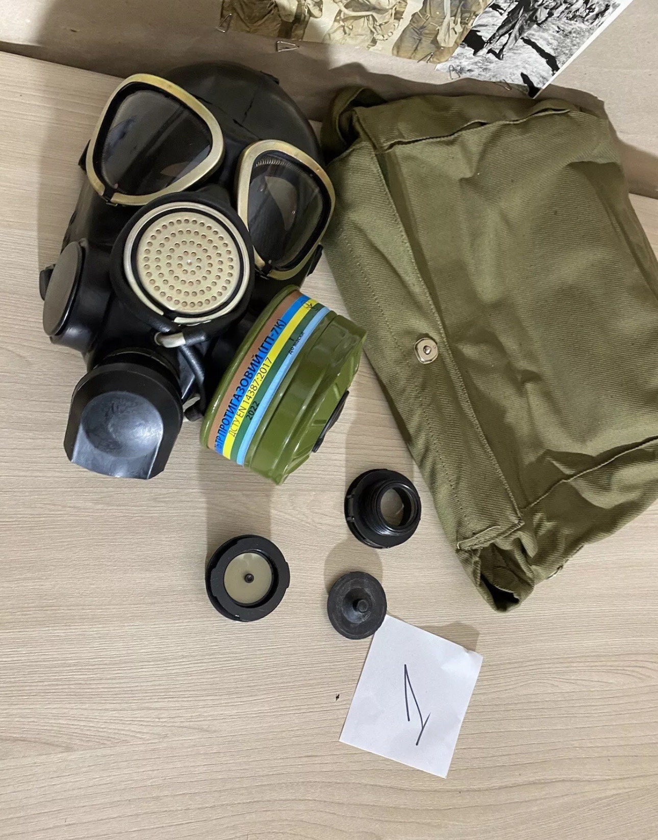 サイズ3 保護ガスマスク PmK-2 GP-7 タンボフ ロシア ヴィンテージ