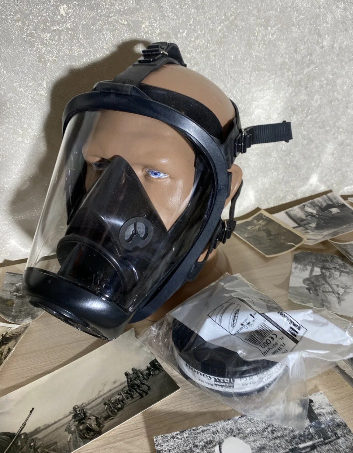 1938年 製造 ガスマスク フランス軍 ミリタリー 第二次世界大戦 WW2