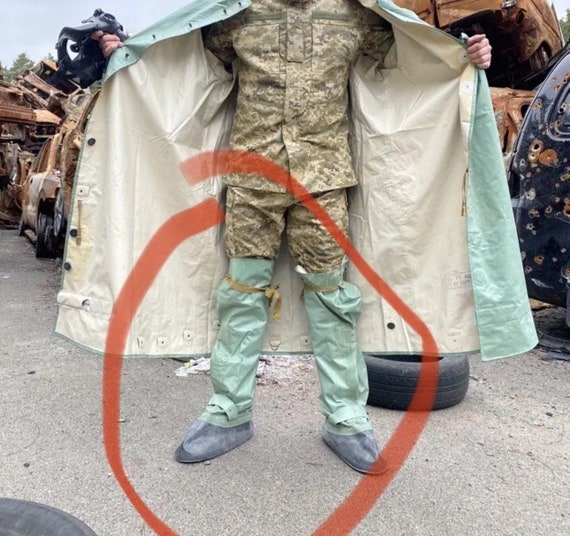 OZK Shoe COVERS Soviet Military 100% Original Chemical Protection