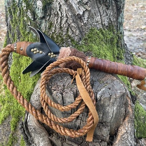 Retro vintage leather vintage horse whip batog antique