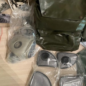 Original rare protection tchèque MASQUE À GAZ M10M M10 m 10 m taille 3 militaire vintage armée CZ