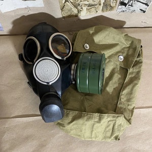 Original protection Gas Mask PMK-1 GP-7 2019 size 1 Tambov Russia Vintage Military New Filter GosT GP-7K Vintage Military Army