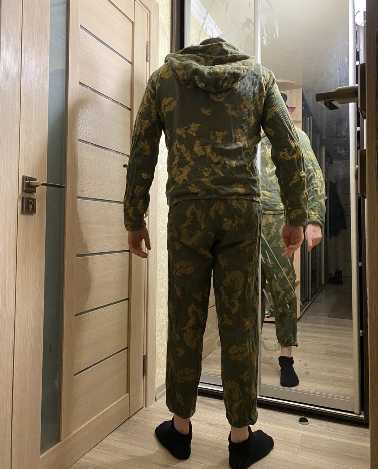 軍事 KZS ジャンプスーツソ連迷彩スーツソビエト 100