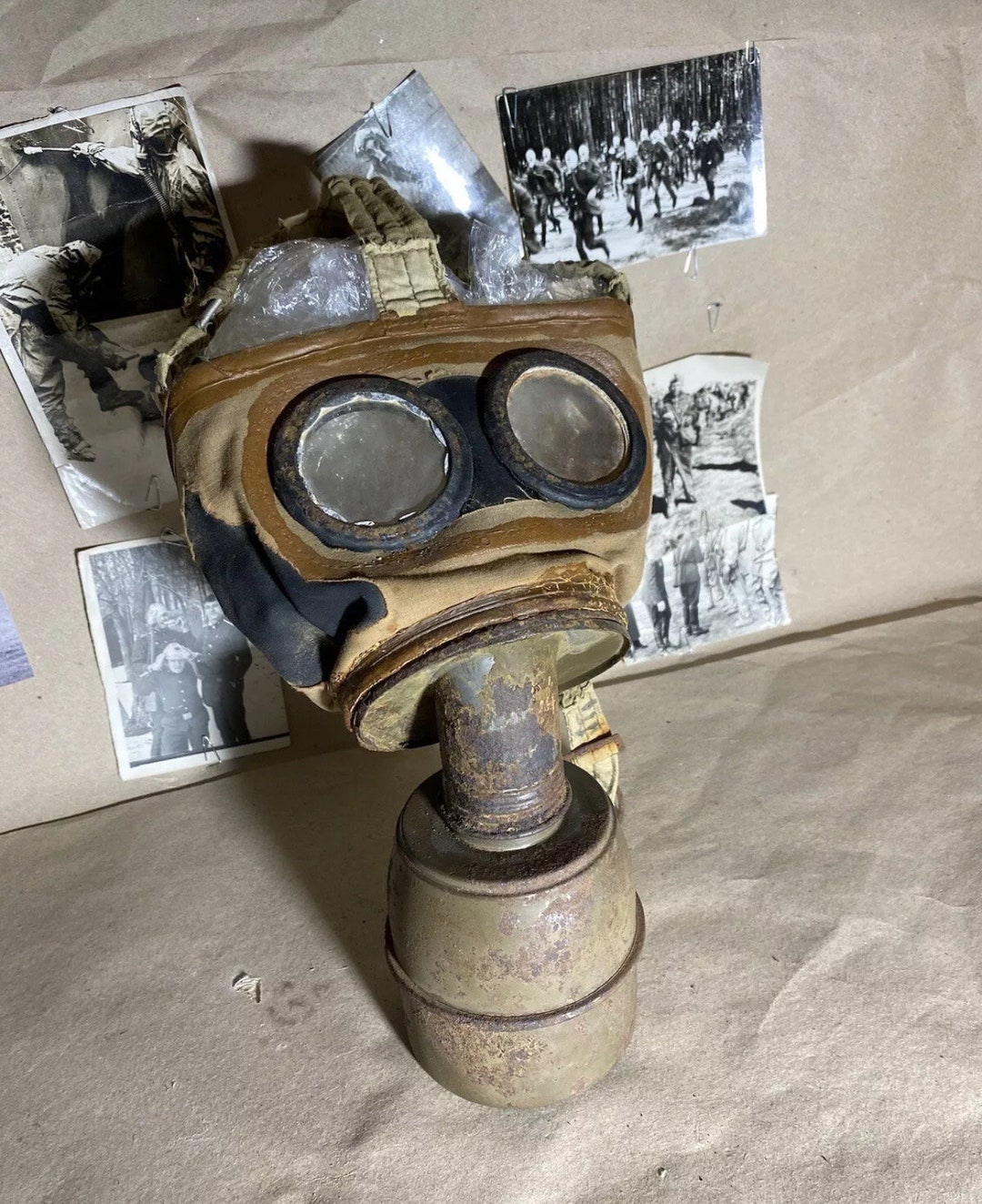 Protection Gas Mask Rare French Army TS-38 1935-1940 Military