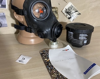 Protection Gas Mask Vintage U.K. AVON fm12 2004 Fm-12 fm 12 gb Great Britain 100% original new Military Army (02)