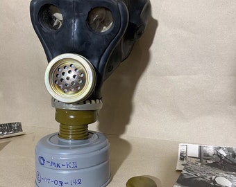 1987年製　米軍　モスキートパーカー　Large size Original Rare Gas Mask 1989 Size 2 SHMS RSH-4 Filter 7KD +