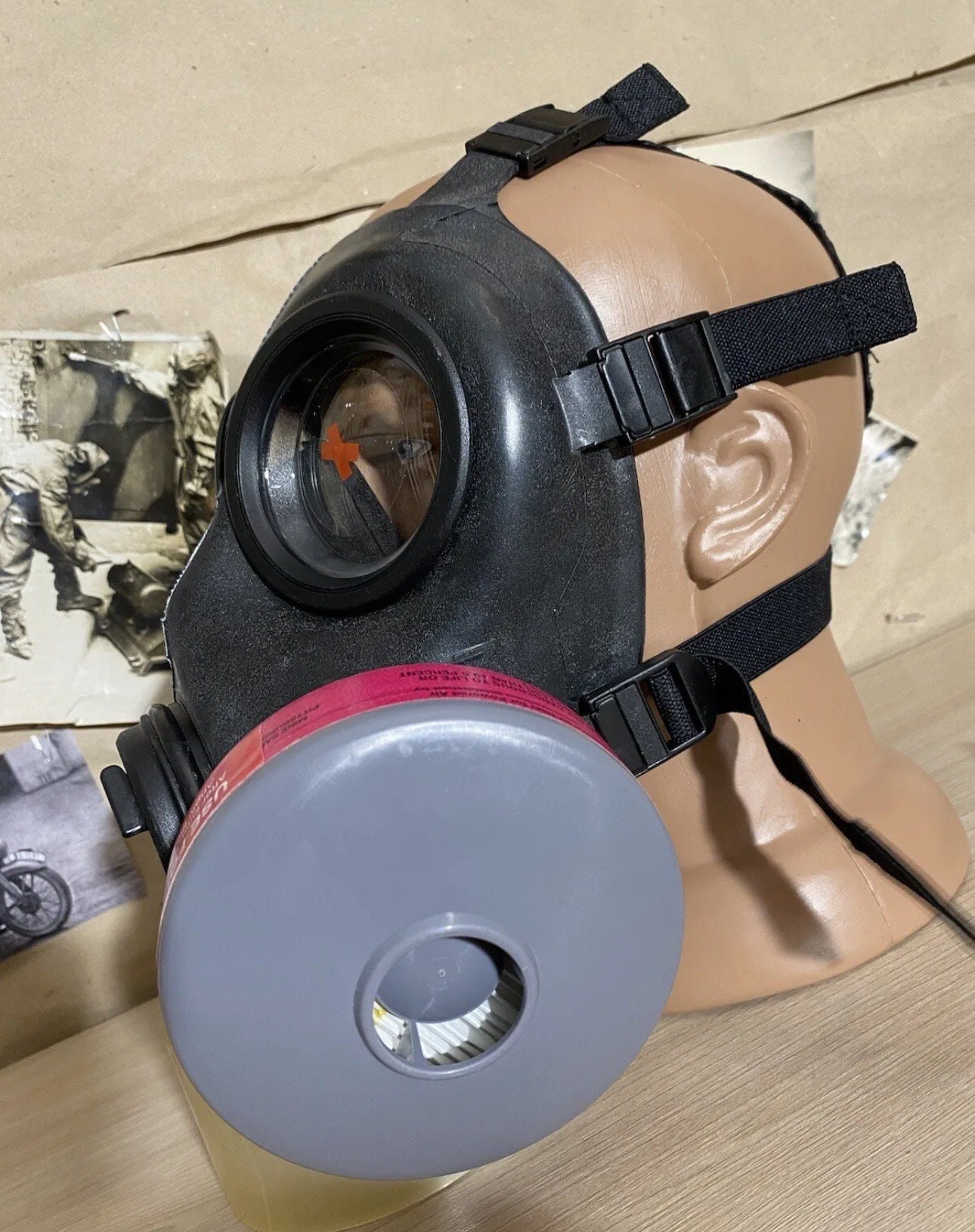 Protection Gas Mask Vintage AVON FM12 GB Great Britain 100