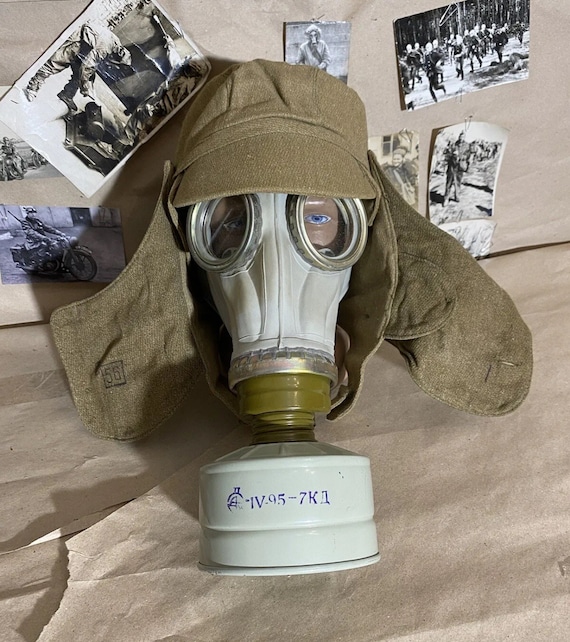 Original protection gas mask SHM-41M 1961 7KD siz… - image 1