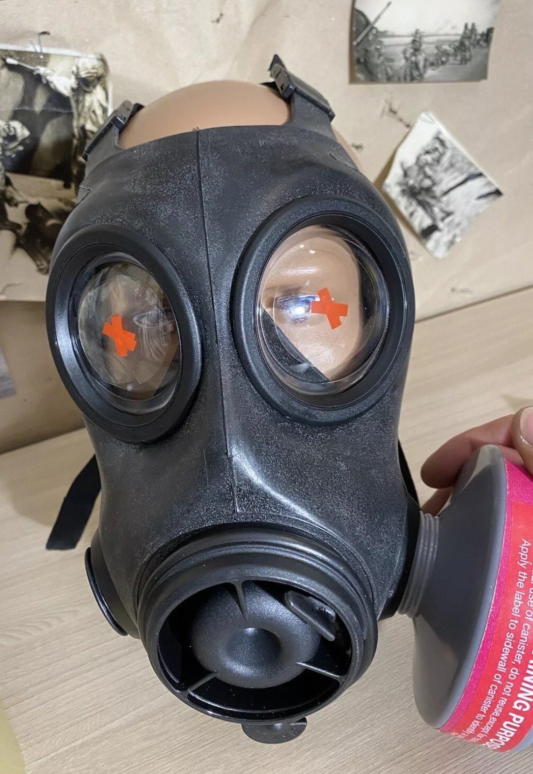 Protection Gas Mask Vintage AVON FM12 GB Great Britain 100