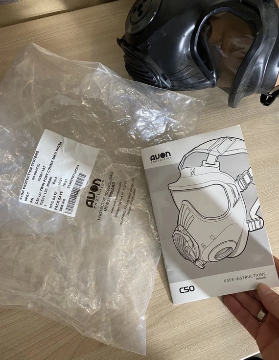 L size Protection gas mask AVON C50 c 50 UK Great… - image 9