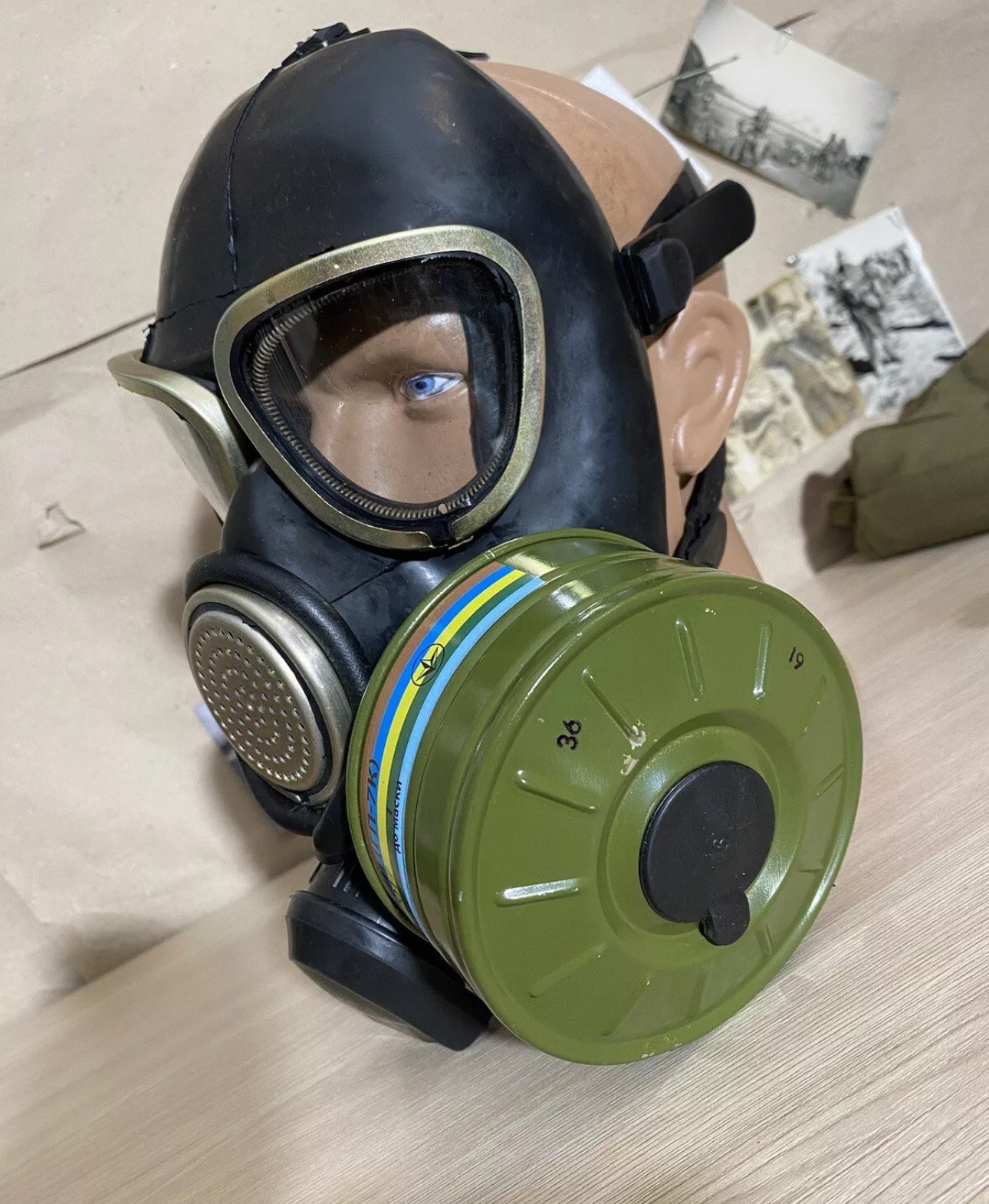 サイズ3 保護ガスマスク PmK-2 GP-7 タンボフ ロシア ヴィンテージ