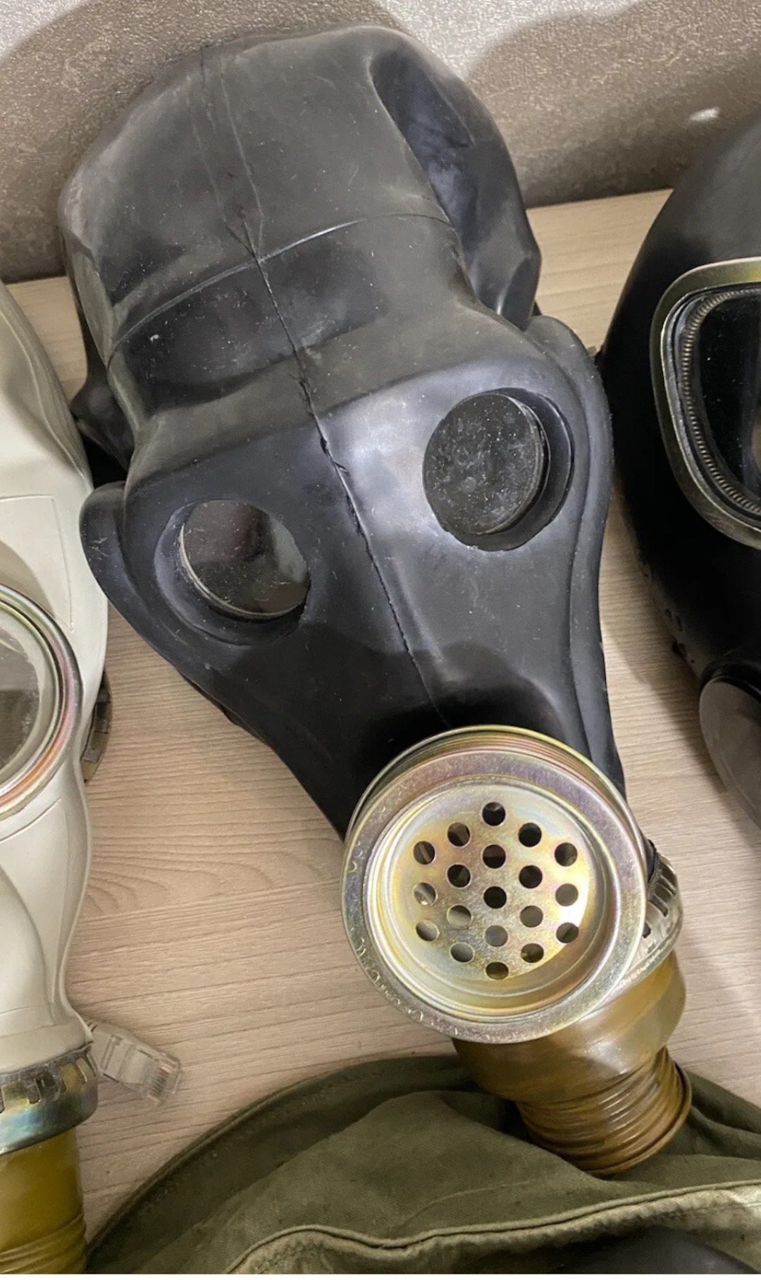 【希少】RSh-4 SchMS ロシア軍 ガスマスク Original Rare Gas Mask 1989 Size 1 SHMS RSH-4 Filter Paf