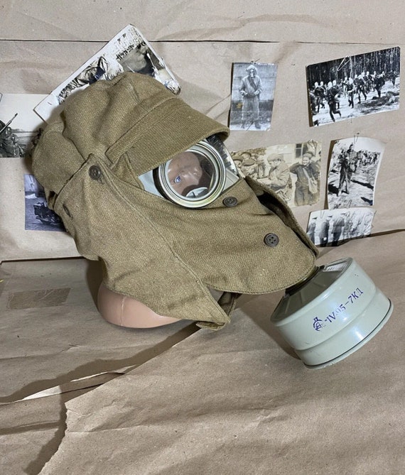 Original protection gas mask SHM-41M 1961 7KD siz… - image 2