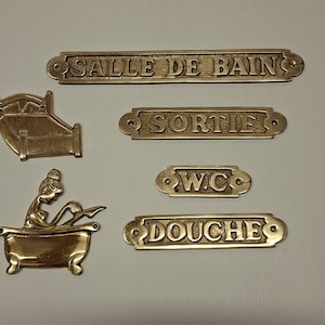 brass nameplates and logos