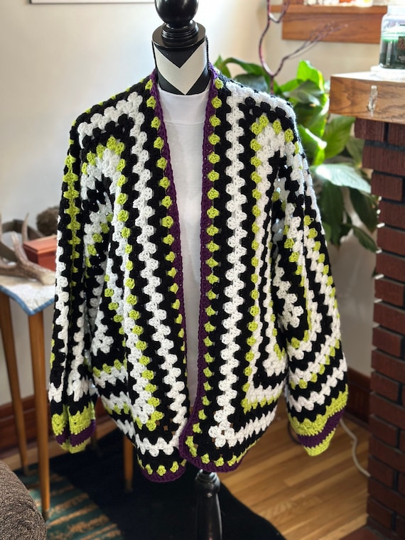 Crochet Hexagon Cardigan