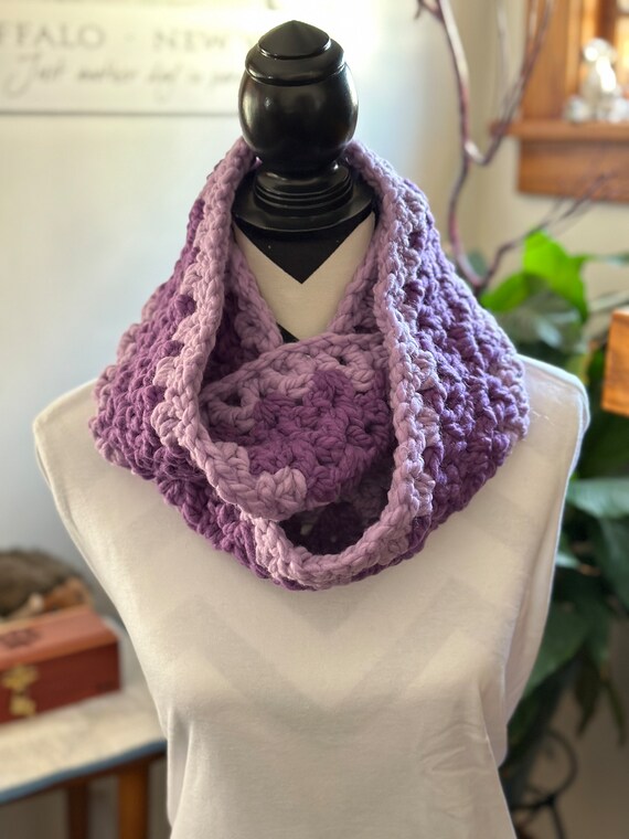 Crochet Infinity Scarf