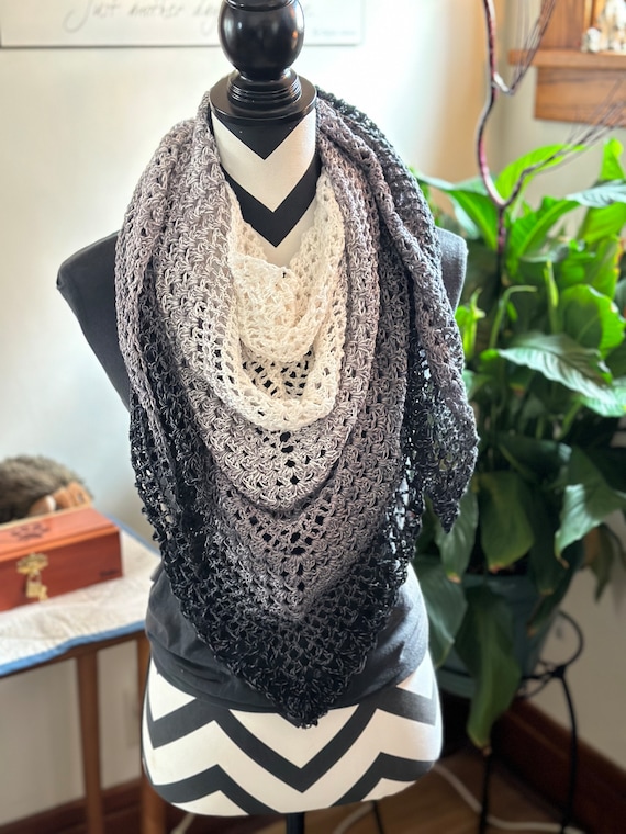 Handmade Crochet Shawl/Wrap/Scarf