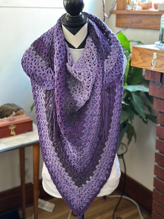 Handmade Crochet Shawl/Wrap Scarf