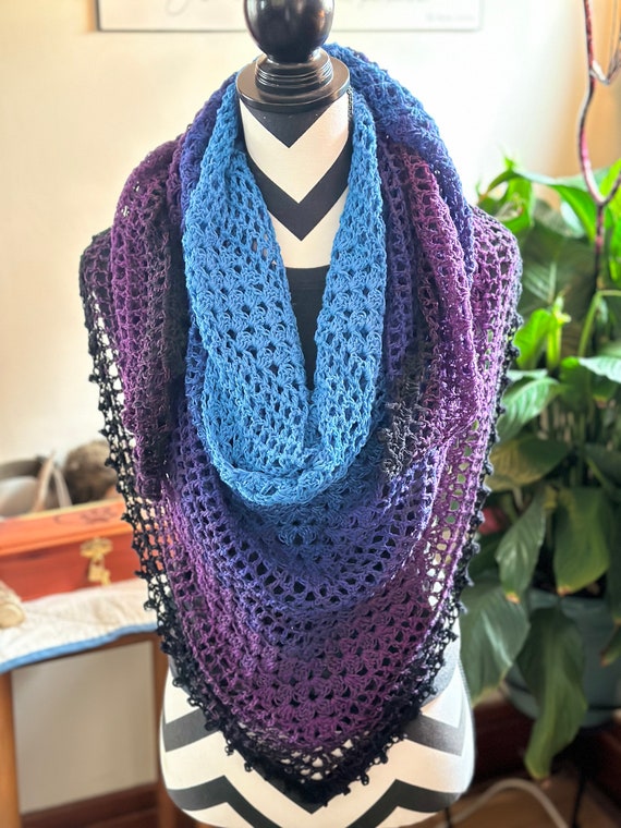 Handmade Crochet Scarf/Shawl/Wrap