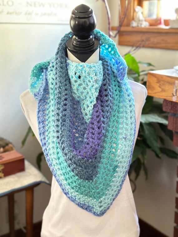 Handmade Crochet Shawl/Wrap Scarf