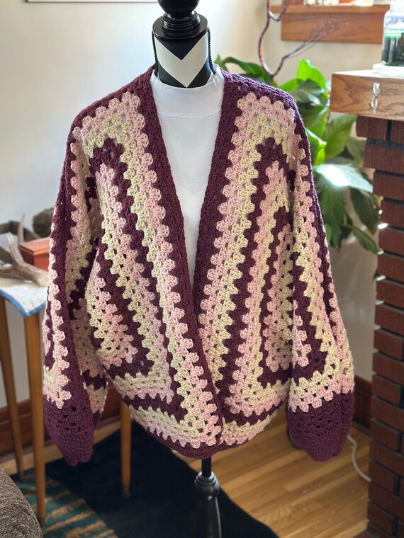 Crochet Hexagon Cardigan